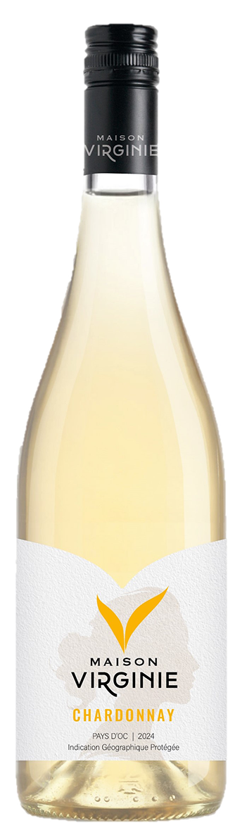 Chardonnay Maison Virginie wine bottle
