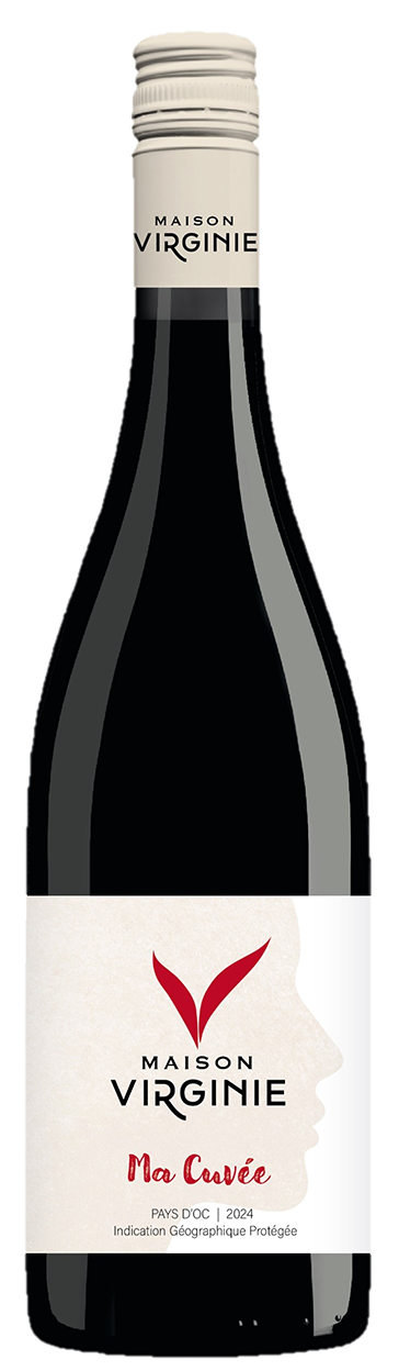 Ma Cuvée Rouge Maison Virginie wine bottle