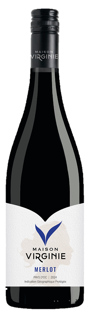 Merlot Rouge Maison Virginie wine bottle